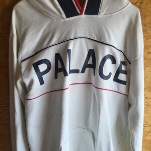 Palace White Red & Navy Blue Hoodie